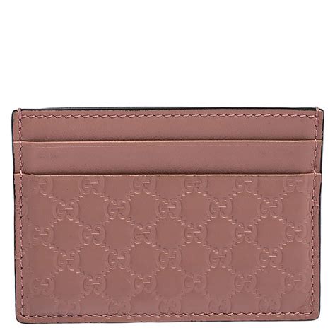 gucci pink card wallet|Gucci microguccissima wallet pink.